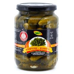 מלפפונים קורנישונים כבושים בחומץ