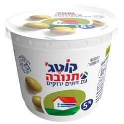 קוטג' עם זיתים ירוקים 5%