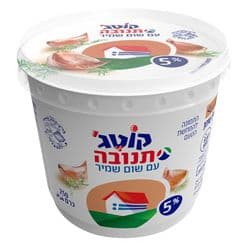 קוטג' עם שום שמיר 5%