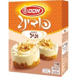 אסם פודינג אינסטנט וניל 80 גרם