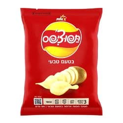 חטיף תפוצ'יפס בטעם טבעי