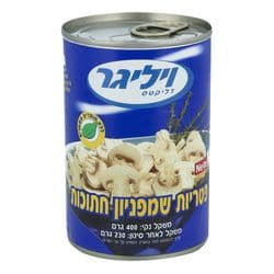 פטריות שמפניון חתוכות