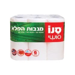 סנו סושי מגבות הפלא 6 גלילים