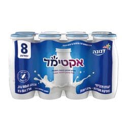 אקטימל משקה יוגורט פרוביוטי במתיקות מעודנת 1.6%