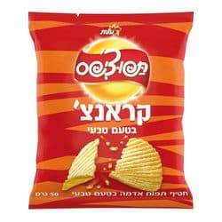 חטיף תפוצ'יפס קראנצ' בטעם טבעי