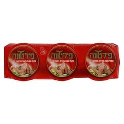 נתחי טונה בהירה בשמן צמחי