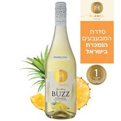 משקה מבוסס יין לבן מתוק מוגז בטעם אננס