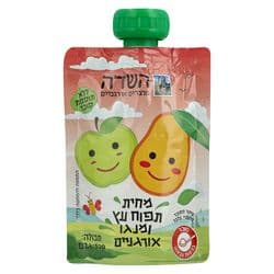 מחית תפוח עץ ומנגו אורגניים