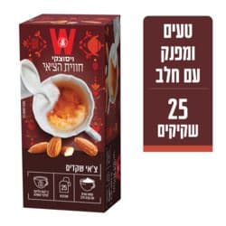 חווית הצ'אי שקדים 25 יח'