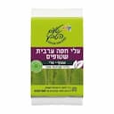 עלי חסה שטופים
