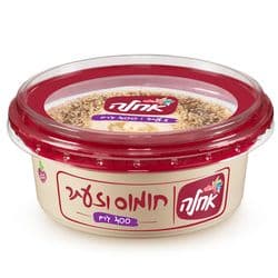 סלט חומוס עם זעתר