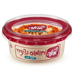 סלט חומוס עם צנוברים