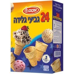 גביעי גלידה קטנים 24 יח'