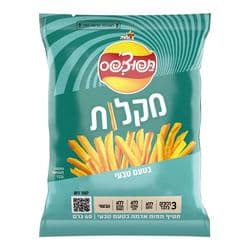 חטיף תפוצ'יפס מקלות בטעם טבעי