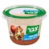 טחינה בלאדי עם חציל עגבניות ושום
