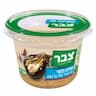 טחינה בלאדי עם חציל קלוי על האש