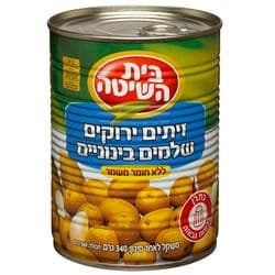 זיתים ירוקים שלמים בינוניים