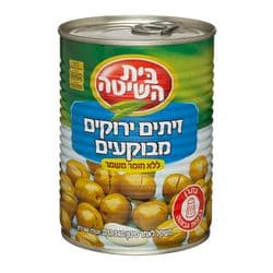 זיתים ירוקים מבוקעים