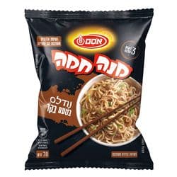 מנה חמה נודלס בטעם בקר