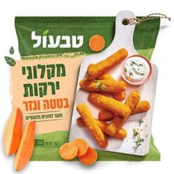 מקלוני ירקות בטטה וגזר