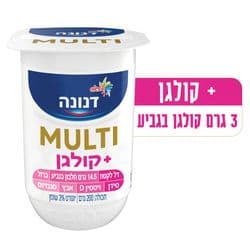 דנונה יוגורט מולטי קולגן +