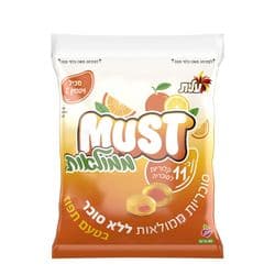 מאסט סוכריות ממולאות בטעם תפוז