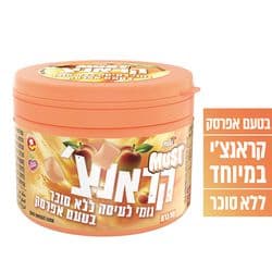 מאסט קראנצ' גומי לעיסה בטעם אפרסק