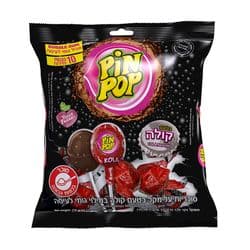 סוכריות על מקל בטעם קולה