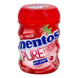 מסטיק ללא סוכר בטעם תות