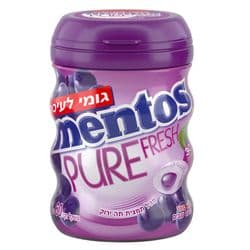 מסטיק ללא סוכר בטעם ענבים