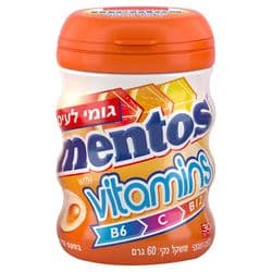 מסטיק ללא סוכר בטעם הדרים