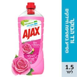 נוזל לניקוי כללי ורצפות בניחוח פרחי ורדים