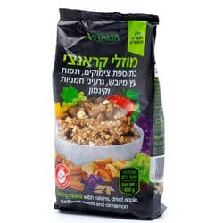מוזלי קראנצ'י צימוקים תפוח עץ מיובש גרעיני חמניות וקינמון