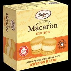גלידת מקרון מנגו&פסיפלור