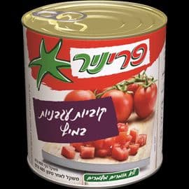 קוביות עגבניות במיץ