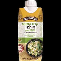 קרם קוקוס אורגני 18%שומן