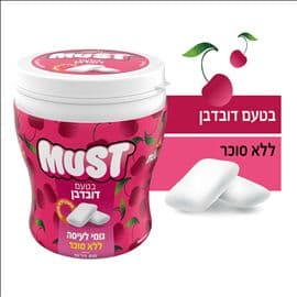 מסטיק דובדבן צנצנת