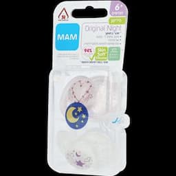 זוג מוצצים 6+ זוהר בת