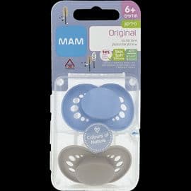 זוג מוצצי סיליקון 6+ בן