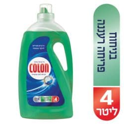 קולון ג'ל כביסה בניחוח פריחה מרענן ירוק 4 ליטר