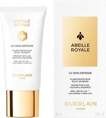 ABEILLE ROYALE קרם פנים להגנה גבוהה וזוהר נעורים מגן עור SPF50