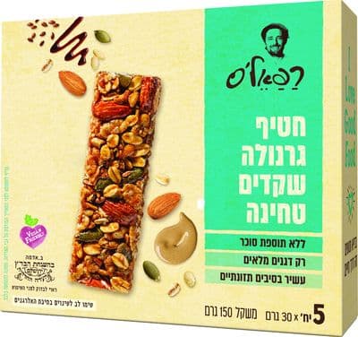 חטיף גרנולה שקדים וטחינה