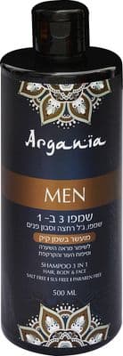 שמפו גבר 3 ב-1 מועשר בשמן קיק