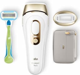 IPL PRO 5 מכשיר להפחתת שיער לצמיתות + ראש צר