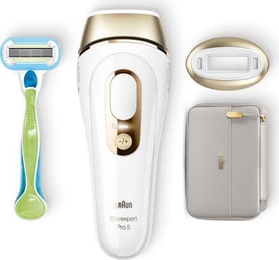 IPL PRO 5 מכשיר להפחתת שיער לצמיתות + ראש צר