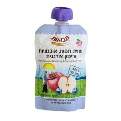 מחית תפוח אוכמניות ורימון אורגנית