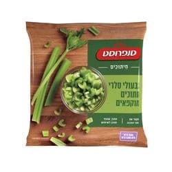 גבעולי סלרי חתוכים מוקפאים