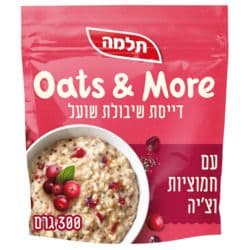 דייסת שיבולת שועל עם חמוציות וצ'יה