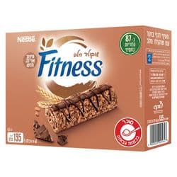 פיטנס חטיף דגנים דליס שוקולד חלב- 87 קלוריות לחטיף!
