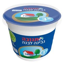 גבינה לבנה 3% 250 ג' בדצ